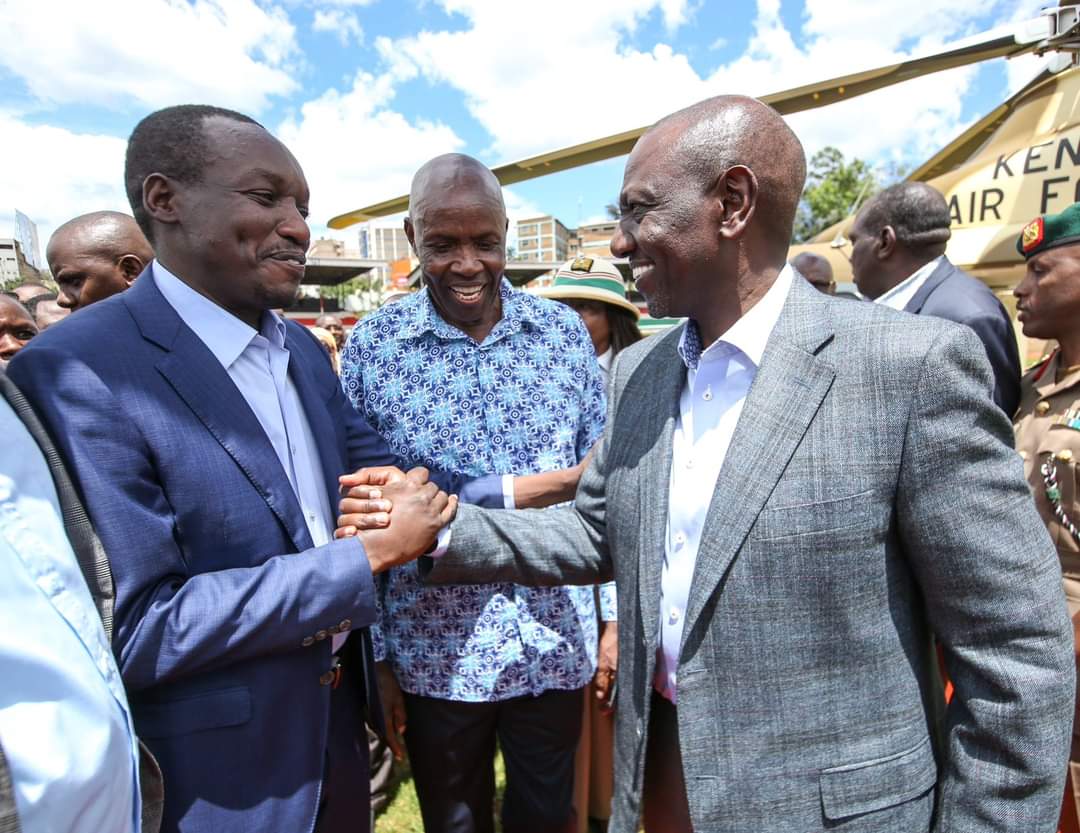 File image of President William Ruto and Simba Arati